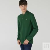 Поло Lacoste Classic fit с длинным рукавом фото 3