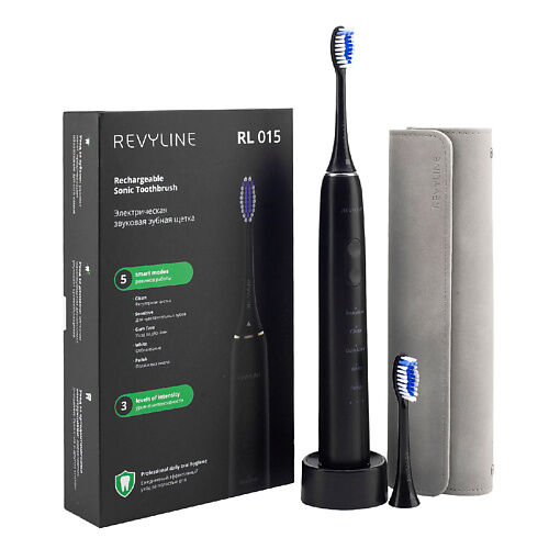 REVYLINE Электрическая звуковая зубная щетка Revyline RL 015 Black MPL075739 фото 1