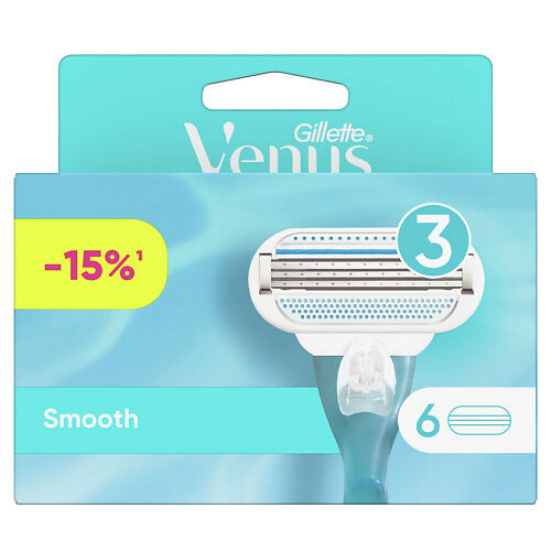 GILLETTE Сменные кассеты для бритья Venus Smooth GIL857454 фото 1