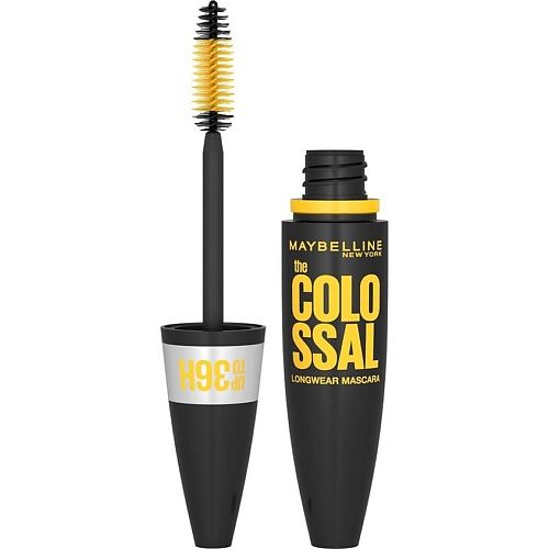 MAYBELLINE NEW YORK Стойкая тушь для ресниц "The Colossal", 100% объем MAY999568 фото 1