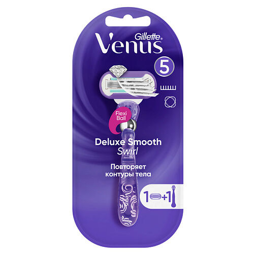 GILLETTE Бритва с 1 сменной кассетой VENUS Swirl GIL534267 фото 1