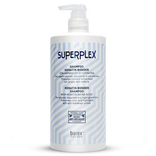 BAREX Шампунь кератин бондер Shampoo keratin bonder, SUPERPLEX 750.0 MPL096228 фото 1