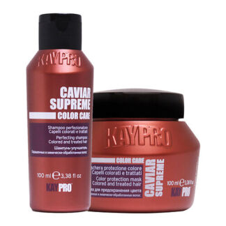 KAYPRO Набор Caviar Supreme для окрашенных волос, защита цвета: шампунь, ма