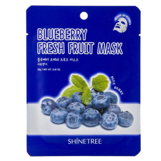 SHINETREE Маска для лица FRESH FRUIT с экстрактом черники