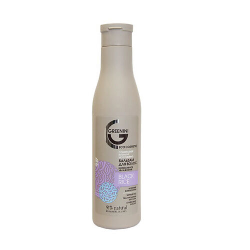 GREENINI Бальзам для волос BLACK RICE Интенсивное увлажнение GREENINI HAIR MPL004305 фото 1