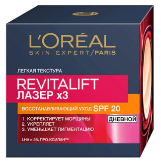 L'ORÉAL PARIS Дневной антивозрастной крем для лица "Ревиталифт Лазер"