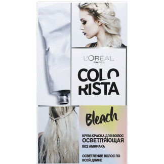 L'OREAL PARIS Крем-краска для волос осветляющая "Colorista Bleach", без амм