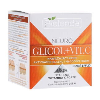 BIELENDA крем для лица увлажняющий NEURO GLICOL + VIT. C