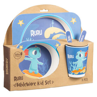 MORIKI DORIKI Набор детской посуды Tableware kid set Ruru