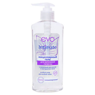 EVO LABORATOIRES Мицеллярный гель для интимной гигиены Intimate с молочной