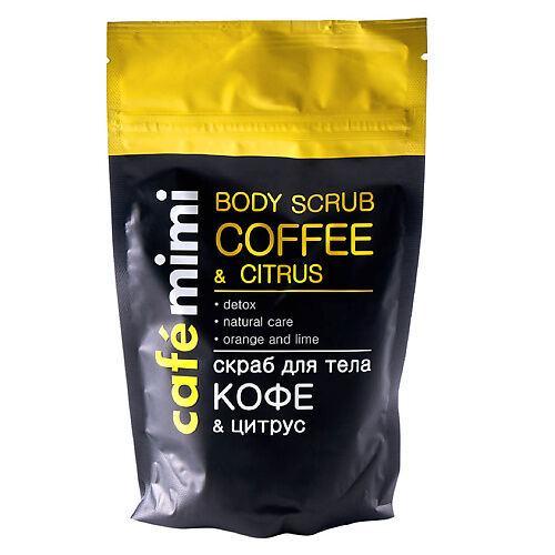 CAFÉ MIMI Скраб для тела Кофе & Цитрус