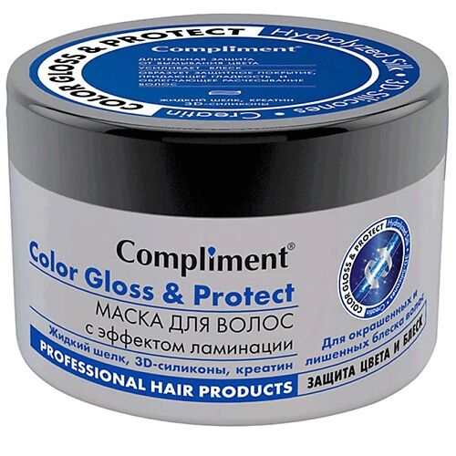 COMPLIMENT Маска для волос с эффектом ламинации Color Gloss & Protect MPL015677 фото 1