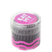 EAT MY Резинка для волос в цвете "Чёрный шоколад", мини упаковка Black Choc