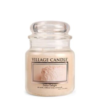 VILLAGE CANDLE Ароматическая свеча "Dolce Delight", средняя