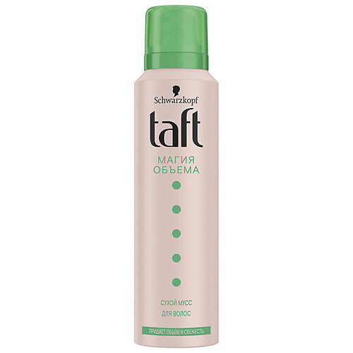 TAFT Сухой мусс для волос для объема и устранения жирности
