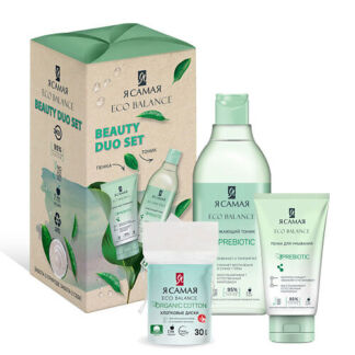 Я САМАЯ Подарочный набор ECO BALANCE DUO BEAUTY SET Пенка для умывания+Тони