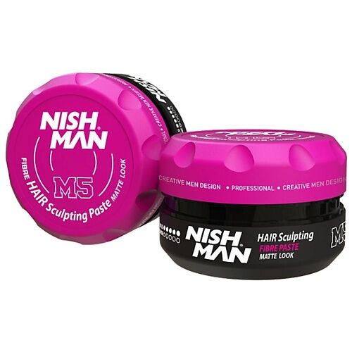 NISHMAN Паста для волос Fibre Hair Sculpturing Matte Look Wax M5 100