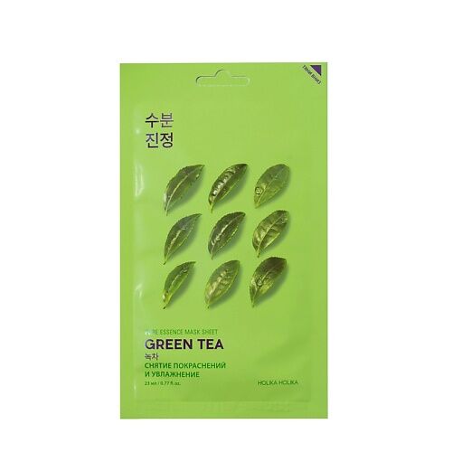 HOLIKA HOLIKA Тканевая маска для лица Pure Essence Mask Sheet Green Tea