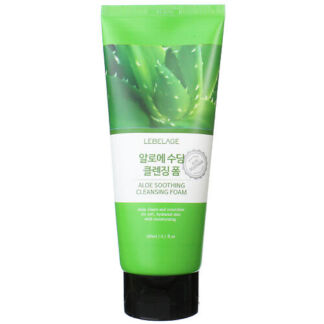 LEBELAGE Пенка для умывания с Алоэ Увлажняющая Cleansing Foam Aloe