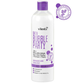 VILENTA гель для душа BATH BUBBLE PARTY с Лавандой и Медом