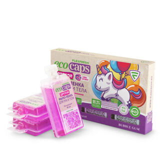 ECOCAPS Жидкое ЭКО мыло-пенка для детей, Bubble Gum, в капсулах