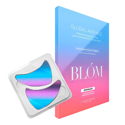 BLOM Микроигольные патчи Global Anti-Age с экстрактом красного клевера BLM406672 фото 1