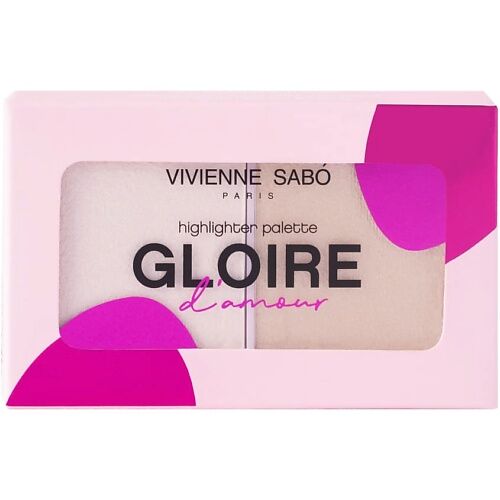 VIVIENNE SABO Палетка хайлайтеров мини Gloire d'amour VIV999322 фото 1