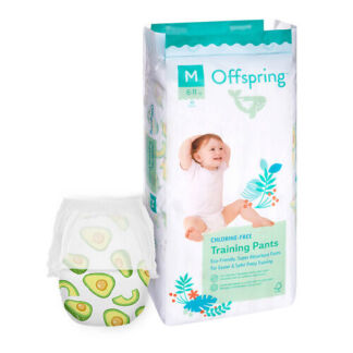 OFFSPRING Трусики-подгузники, M 6-11 кг Авокадо