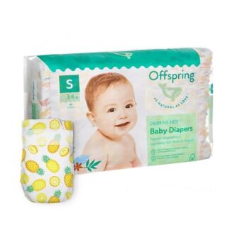 OFFSPRING Подгузники, S 3-7 кг Ананасы