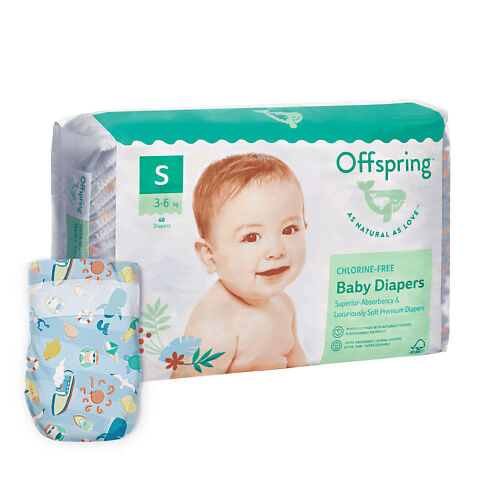 OFFSPRING Подгузники, S 3-7 кг Сидней MPL106246 фото 1