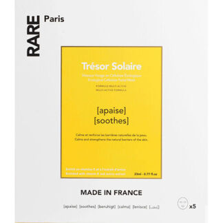 RARE PARIS Набор из 5 успокаивающих и укрепляющих тканевых масок