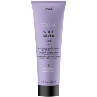 LAKME Маска для нейтрализации желтого оттенка волос тонирующая WHITE SILVER