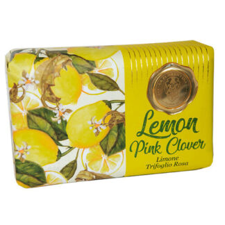 LA FLORENTINA GOLD SEAL Мыло Lemon & Pink clover. Лимон и Розовый клевер