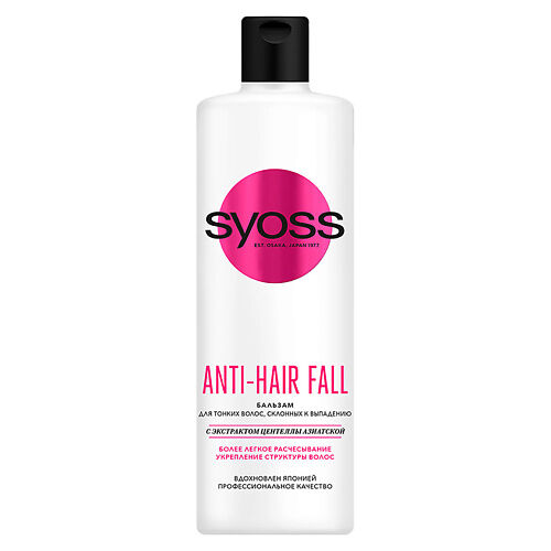 SYOSS Бальзам для тонких волос, склонных к выпадению Anti-Hair Fall SYO911409 фото 1