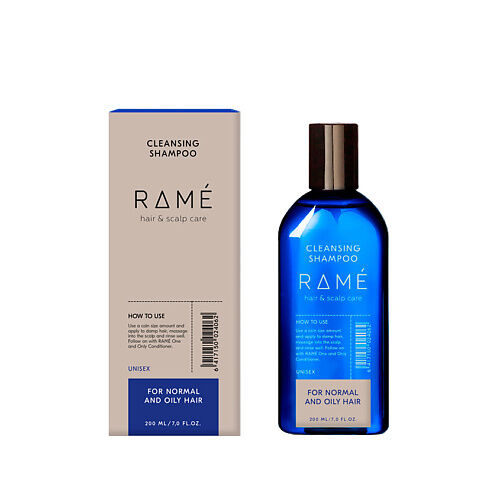 Очищающий шампунь для нормальных и жирных волос RAMÉ CLEANSING SHAMPOO CLOR32034 фото 1