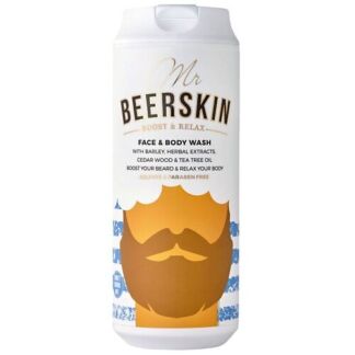 BEERSKIN Гель для душа с пивными экстрактами, очищающий и расслабляющий Mr