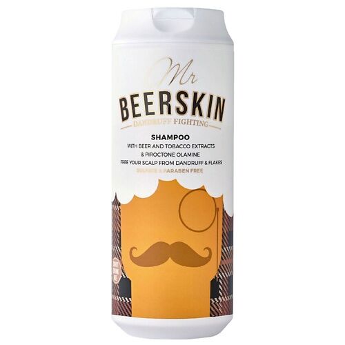 BEERSKIN Шампунь с пивными экстрактами, против перхоти Mr Beerskin Dandruff BEE000003 фото 1