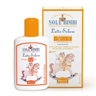 HELAN Солнцезащитное молочко с высоким фактором защиты SPF 30 Sole Bimbi. 1