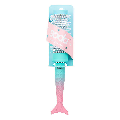Щетка для волос круглая металлическая #mermaidhair SOD801004 фото 1