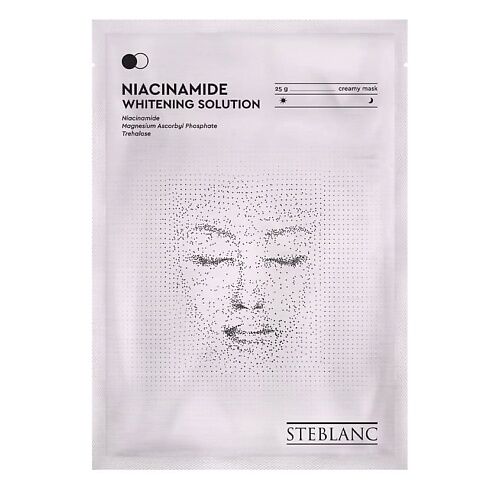 Тканевая маска для лица омолаживающая с ниацинамидом