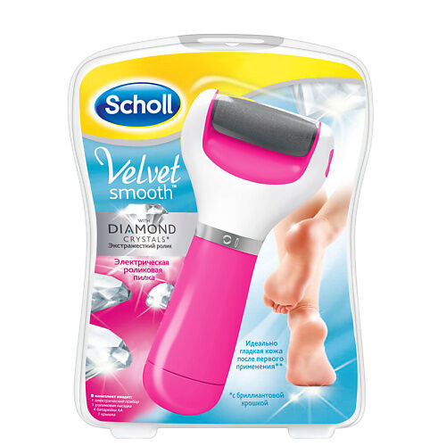 SCHOLL Электрическая роликовая пилка (розовый цвет) SLL014525 фото 1