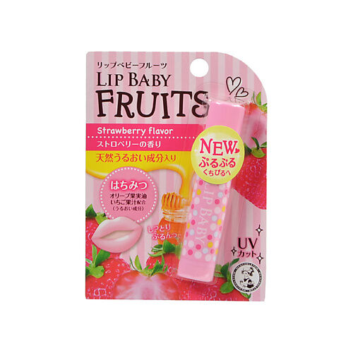 MENTHOLATUM Бальзам для губ LIP BABY FRUITS клубника MPL002289 фото 1