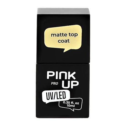 PINK UP Матовое верхнее покрытие для ногтей UV/LED PRO matte top coat MPL002701 фото 1