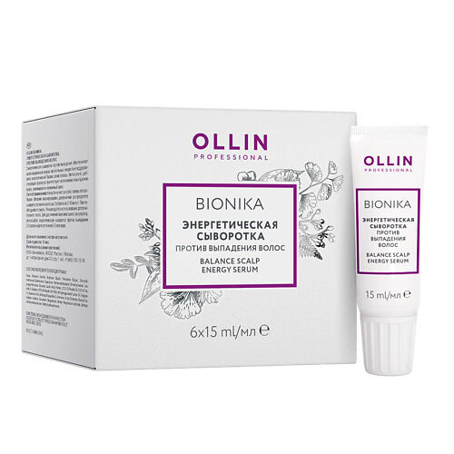 OLLIN PROFESSIONAL Энергетическая сыворотка против выпадения волос OLLIN BI