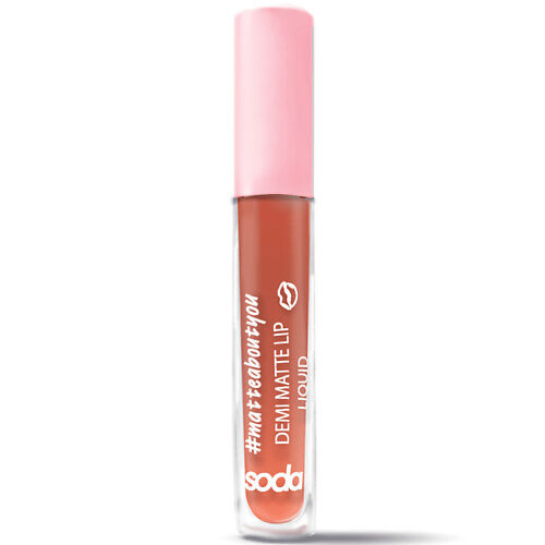 Жидкая матовая помада SODA DEMI MATTE LIP LIQUID SOD325004 фото 1