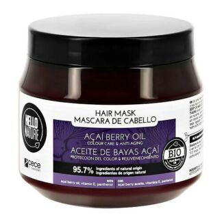 HELLO NATURE Маска для волос ACAI BERRY OIL с маслом ягод асаи (для окрашен