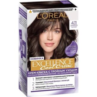 L'ORÉAL PARIS Стойкая крем-краска для волос "Excellence Cool Creme"