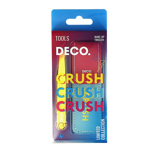 DECO. Пинцет для бровей CRUSH CRUSH CRUSH в чехле MPL030558 фото 1