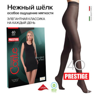 CONTE ELEGANT Колготки женские PRESTIGE 40 р.2, nero