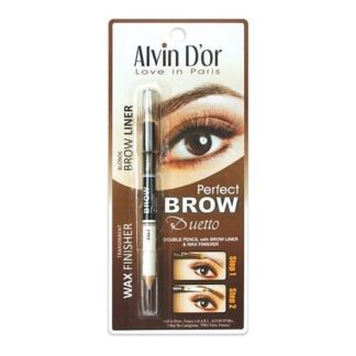 ALVIN D'OR Профессиональный дуэт для бровей карандаш + воск Brow Perfect